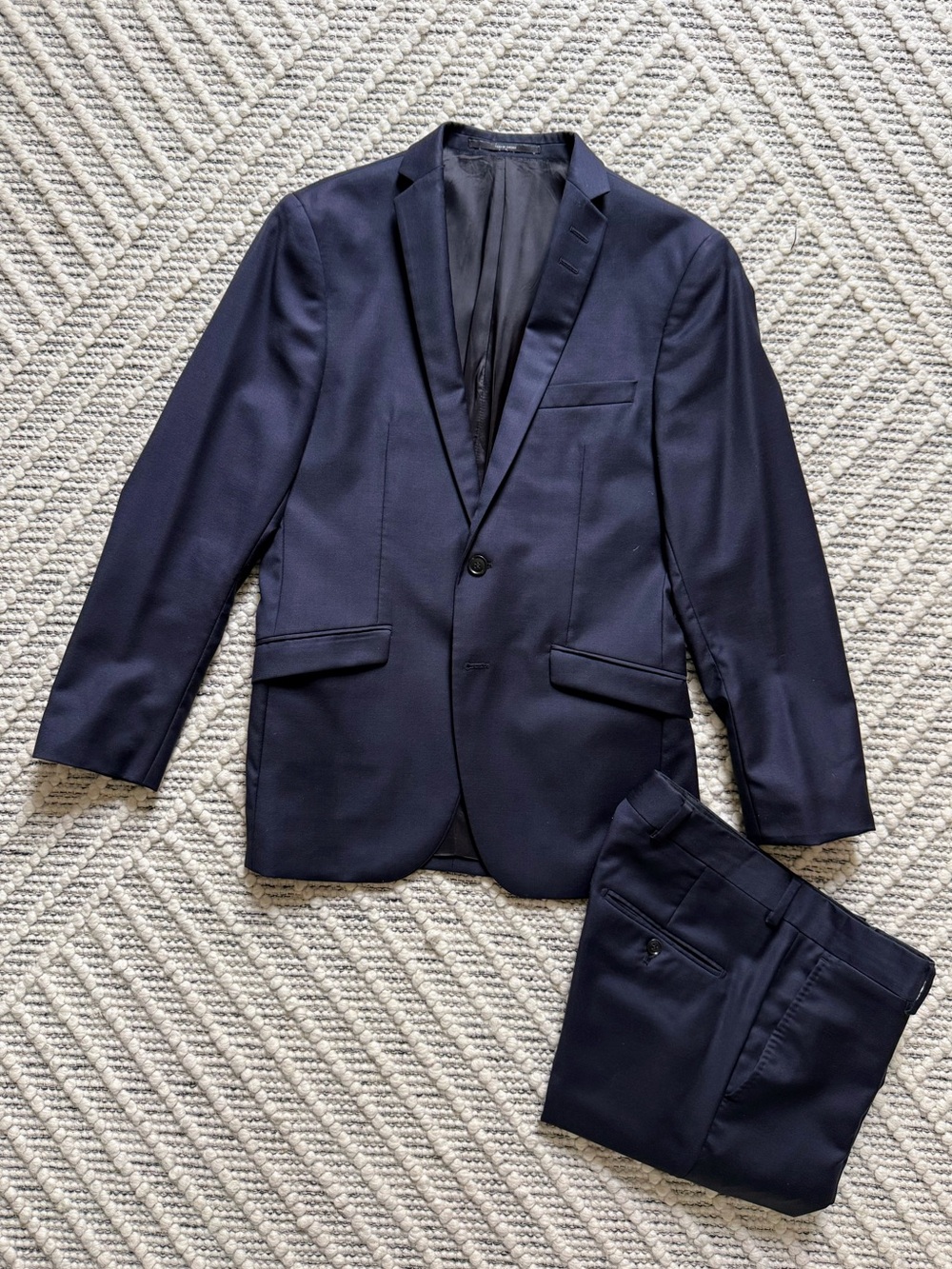 Tiger of Sweden Navy Blue Suit 36R - Lanificio Cerruti 1881 Italian Wool - 30x28